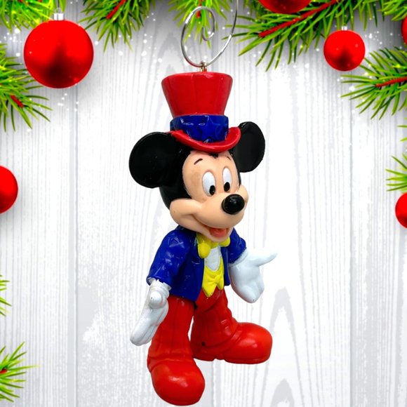 Disney Epcot Center Mickey Mouse 3.75" ONE OF A KIND Christmas Tree Ornament - Picture 2 of 3